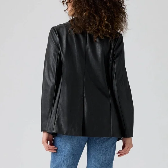 NWT Levi's Black Single Breasted Blazer - Picture 3 of 9